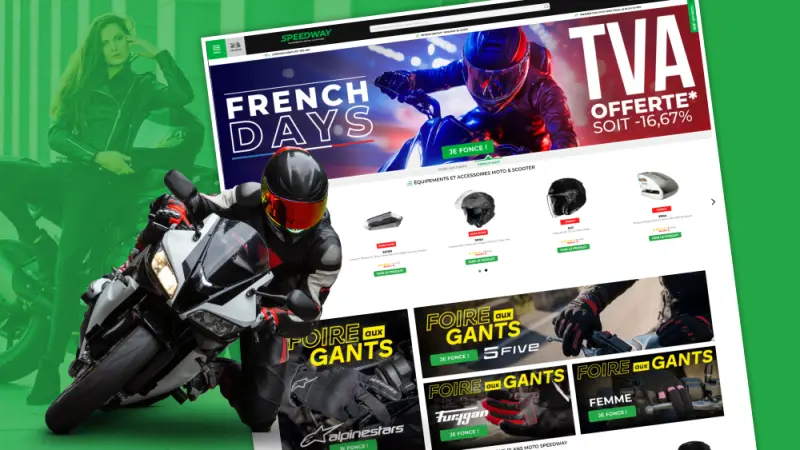 Capture du site speedway.com réalisé par e-Frogg
