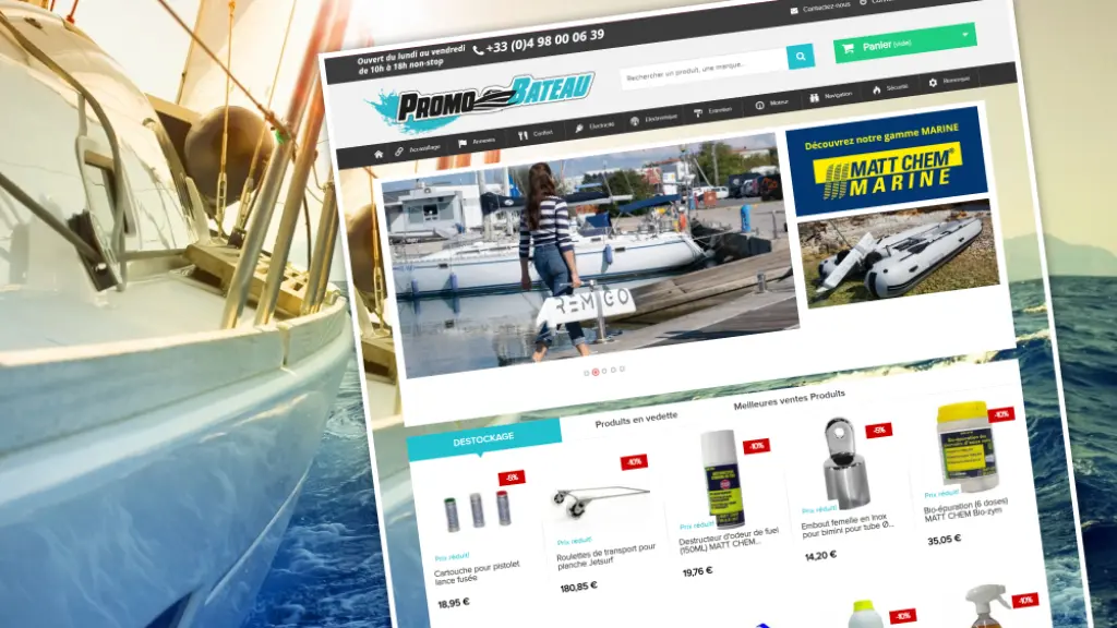 Client Promobateau Présentation De La Boutique En Ligne D'accastillage, électronique Marine, équipement Bateau Promo Bateau
