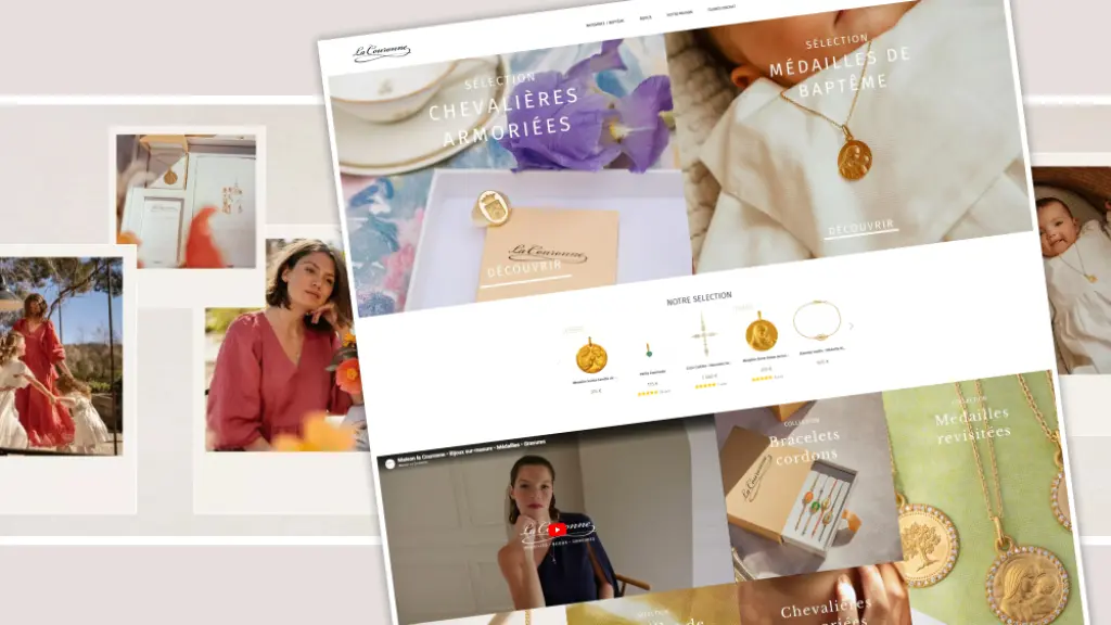 Client Amg La Couronne Présentation De La Boutique En Ligne De Médailles Religieuses & Bijoux De Baptême En Or